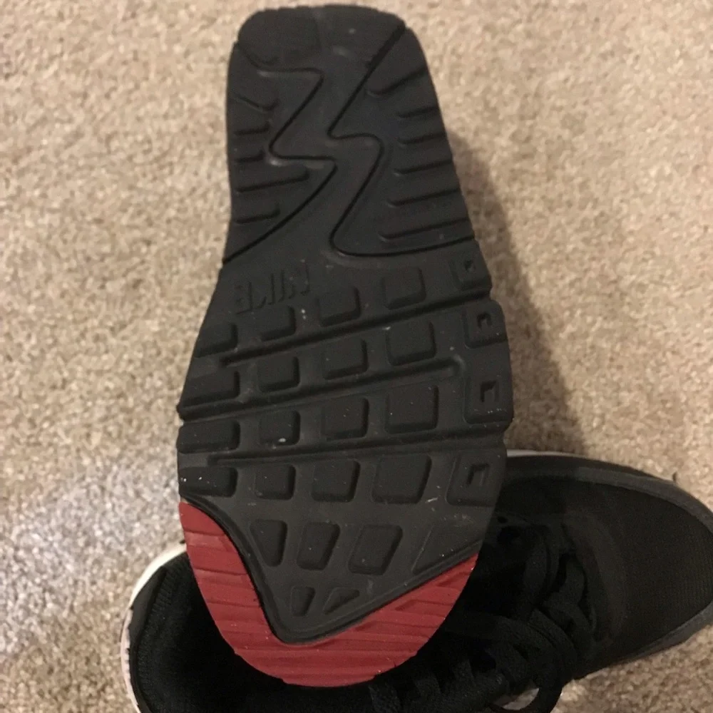 Nike Kids Black and White Air Max Sneakers
